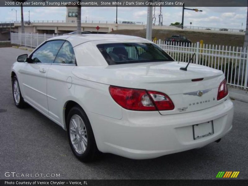 Stone White / Dark Slate Gray/Light Slate Gray 2008 Chrysler Sebring Touring Hardtop Convertible