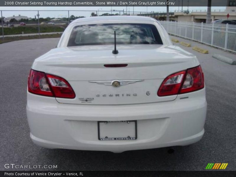 Stone White / Dark Slate Gray/Light Slate Gray 2008 Chrysler Sebring Touring Hardtop Convertible