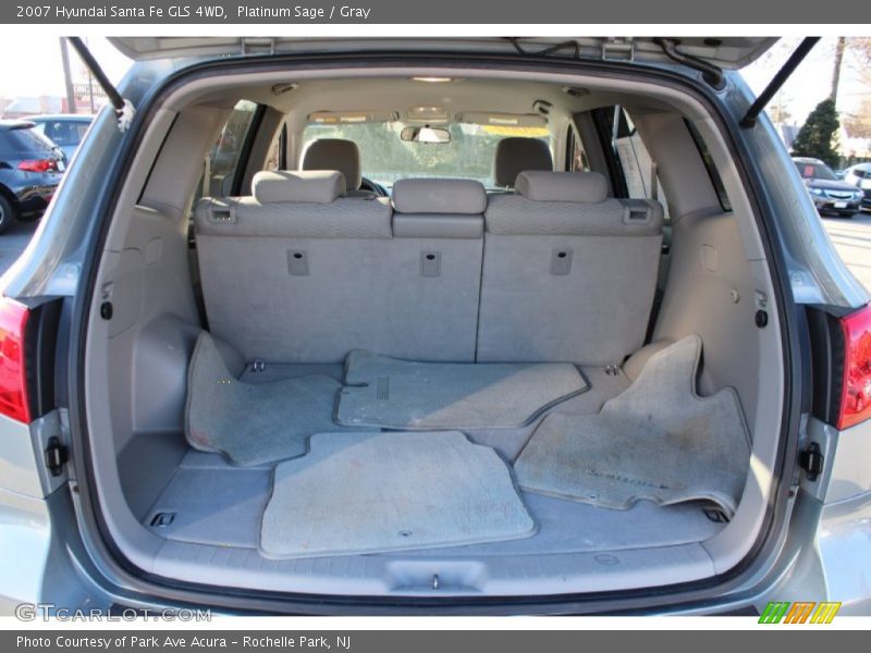 Platinum Sage / Gray 2007 Hyundai Santa Fe GLS 4WD