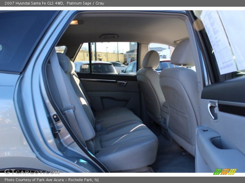 Platinum Sage / Gray 2007 Hyundai Santa Fe GLS 4WD