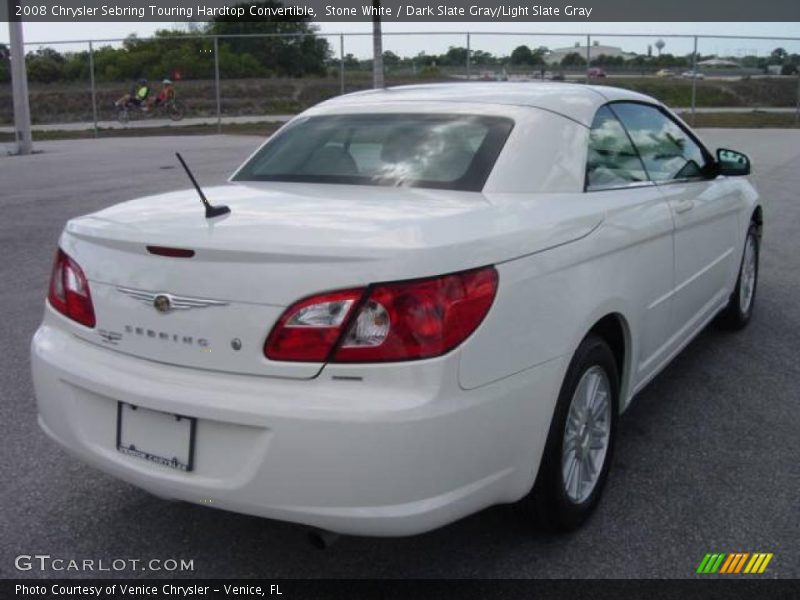 Stone White / Dark Slate Gray/Light Slate Gray 2008 Chrysler Sebring Touring Hardtop Convertible