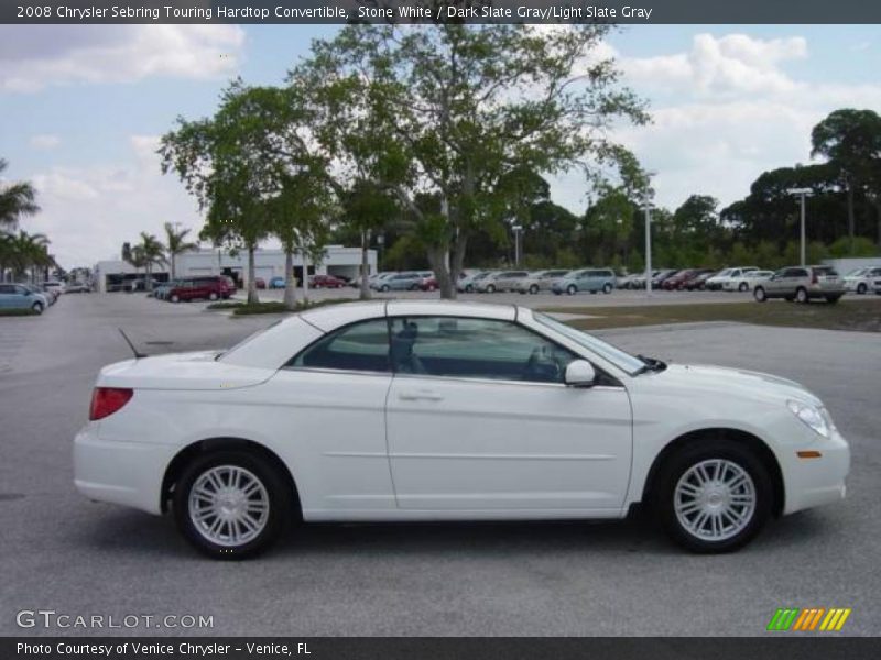 Stone White / Dark Slate Gray/Light Slate Gray 2008 Chrysler Sebring Touring Hardtop Convertible