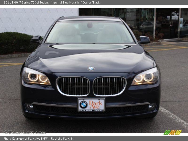 Imperial Blue Metallic / Oyster/Black 2011 BMW 7 Series 750Li Sedan