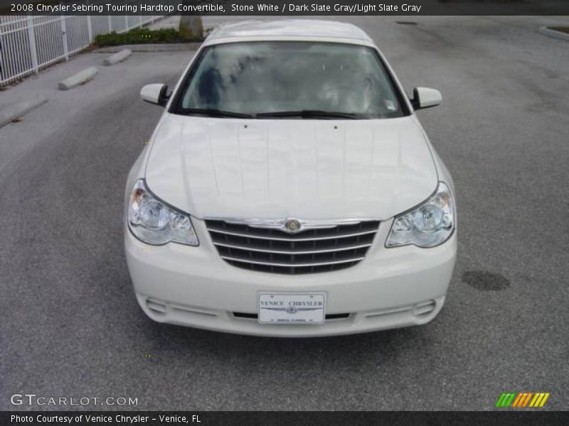 Stone White / Dark Slate Gray/Light Slate Gray 2008 Chrysler Sebring Touring Hardtop Convertible