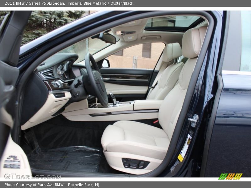 Imperial Blue Metallic / Oyster/Black 2011 BMW 7 Series 750Li Sedan