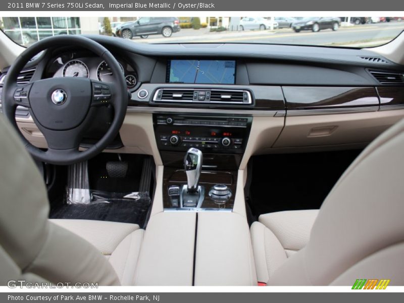 Imperial Blue Metallic / Oyster/Black 2011 BMW 7 Series 750Li Sedan
