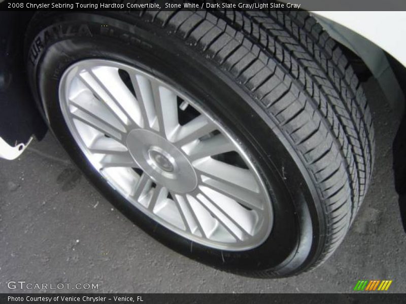 Stone White / Dark Slate Gray/Light Slate Gray 2008 Chrysler Sebring Touring Hardtop Convertible