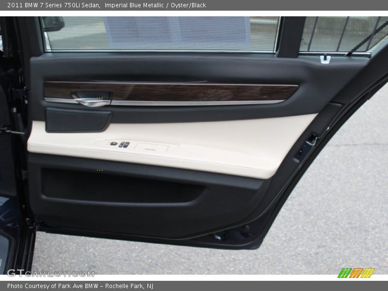 Imperial Blue Metallic / Oyster/Black 2011 BMW 7 Series 750Li Sedan