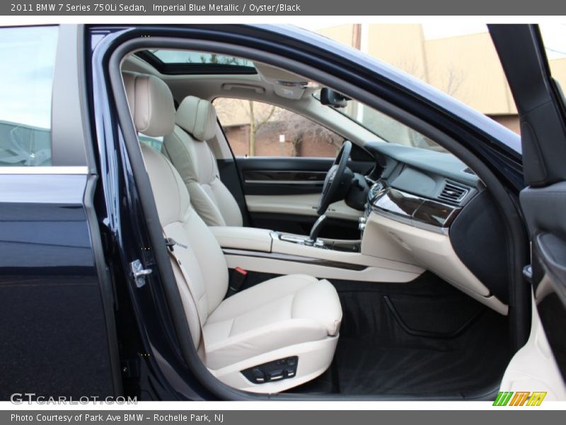 Imperial Blue Metallic / Oyster/Black 2011 BMW 7 Series 750Li Sedan