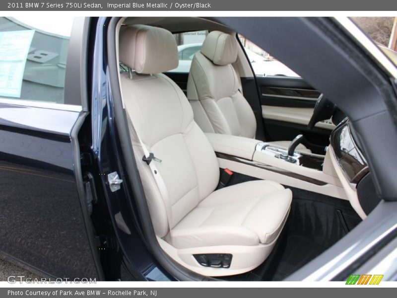 Imperial Blue Metallic / Oyster/Black 2011 BMW 7 Series 750Li Sedan