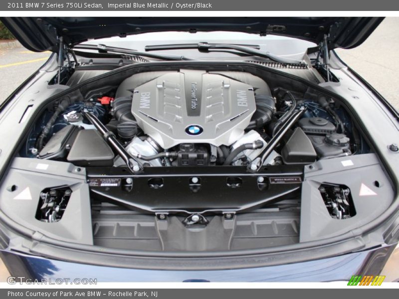 Imperial Blue Metallic / Oyster/Black 2011 BMW 7 Series 750Li Sedan