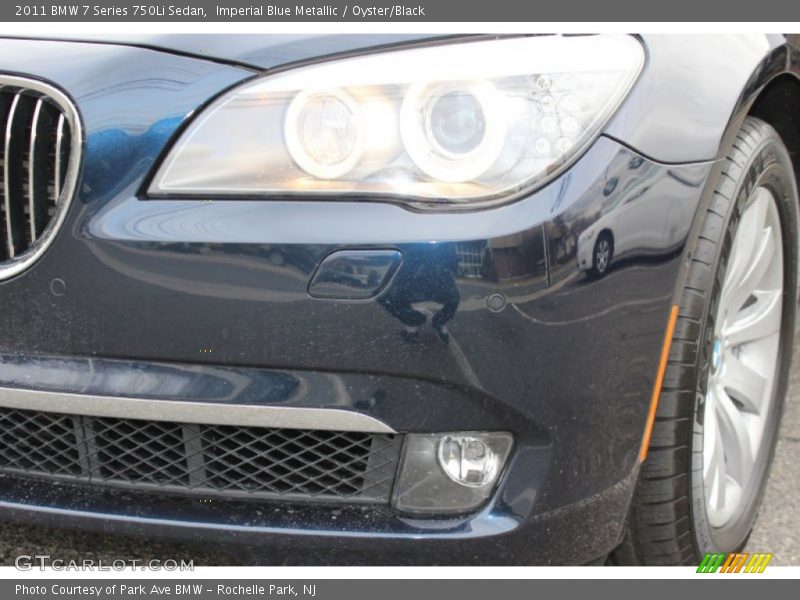 Imperial Blue Metallic / Oyster/Black 2011 BMW 7 Series 750Li Sedan