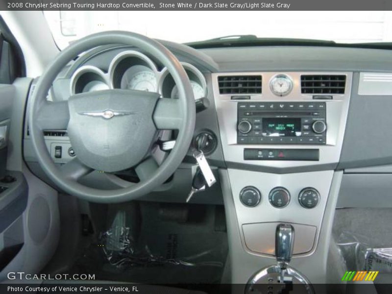 Stone White / Dark Slate Gray/Light Slate Gray 2008 Chrysler Sebring Touring Hardtop Convertible