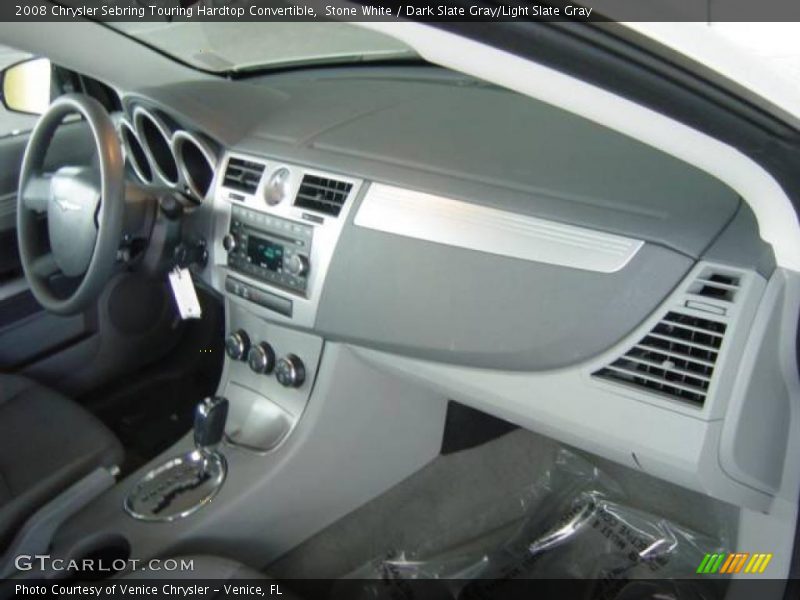 Stone White / Dark Slate Gray/Light Slate Gray 2008 Chrysler Sebring Touring Hardtop Convertible