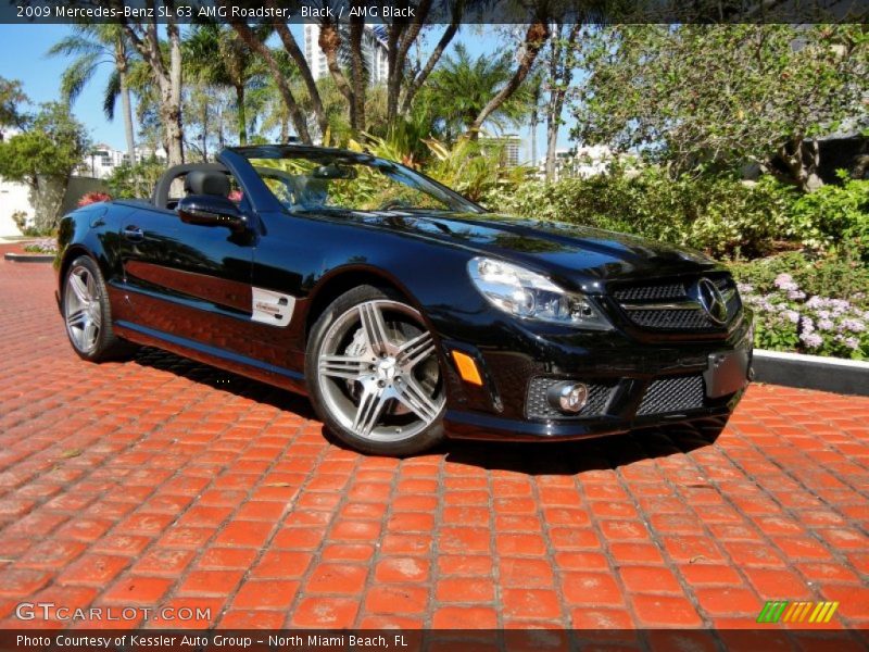 Black / AMG Black 2009 Mercedes-Benz SL 63 AMG Roadster