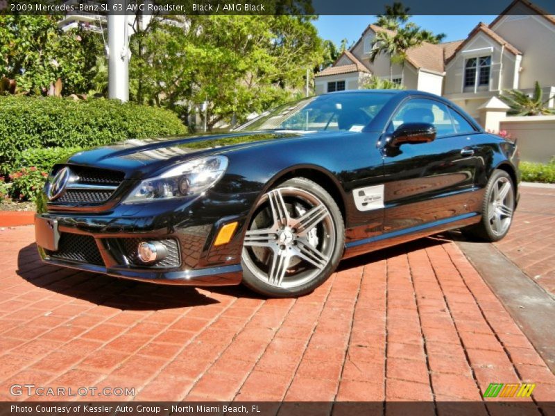 Front 3/4 View of 2009 SL 63 AMG Roadster