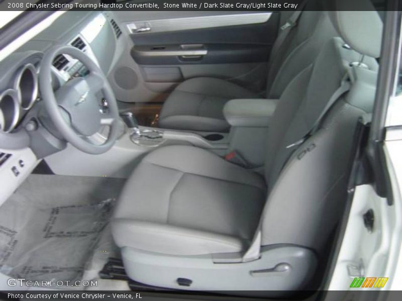 Stone White / Dark Slate Gray/Light Slate Gray 2008 Chrysler Sebring Touring Hardtop Convertible