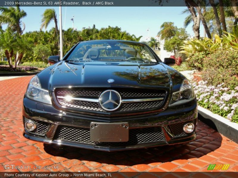 Black / AMG Black 2009 Mercedes-Benz SL 63 AMG Roadster