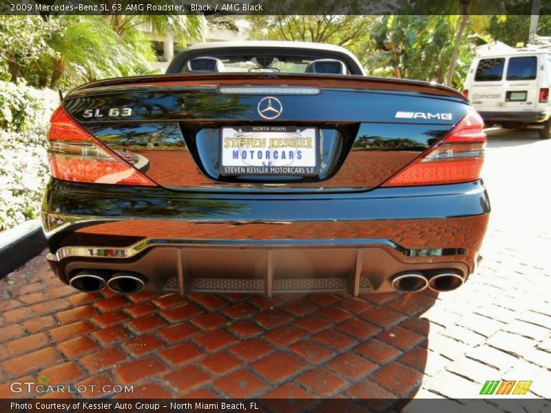 Black / AMG Black 2009 Mercedes-Benz SL 63 AMG Roadster
