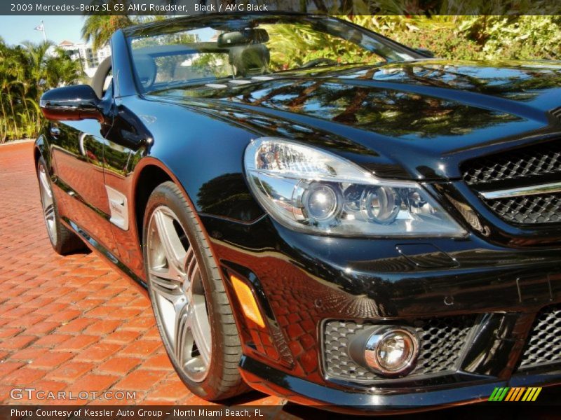 Black / AMG Black 2009 Mercedes-Benz SL 63 AMG Roadster