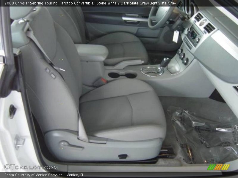 Stone White / Dark Slate Gray/Light Slate Gray 2008 Chrysler Sebring Touring Hardtop Convertible