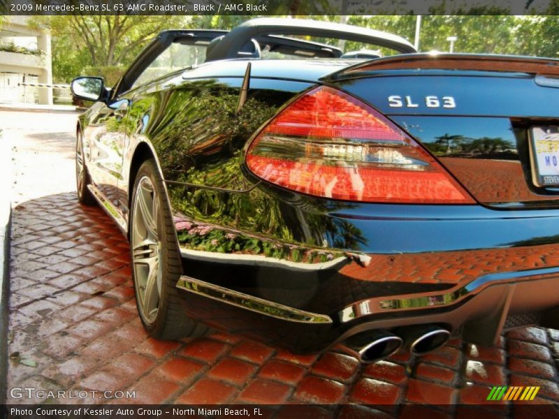 Black / AMG Black 2009 Mercedes-Benz SL 63 AMG Roadster