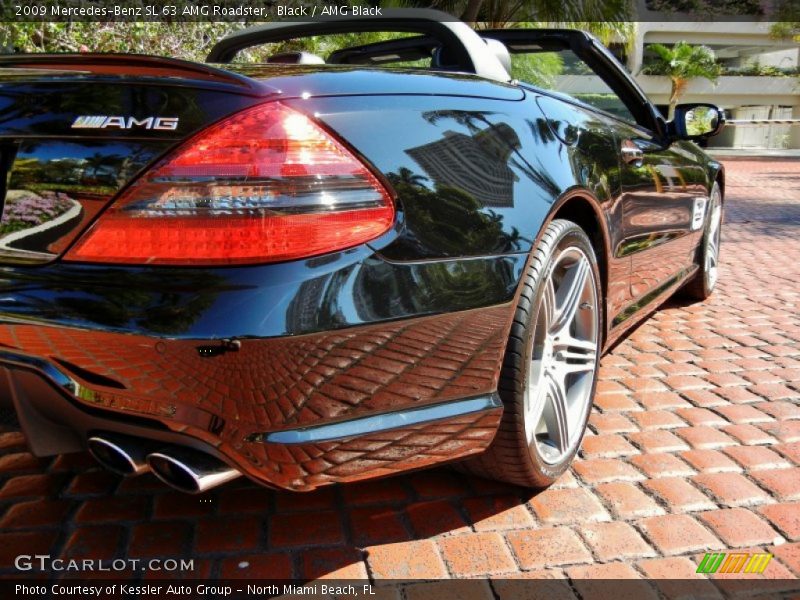 Black / AMG Black 2009 Mercedes-Benz SL 63 AMG Roadster