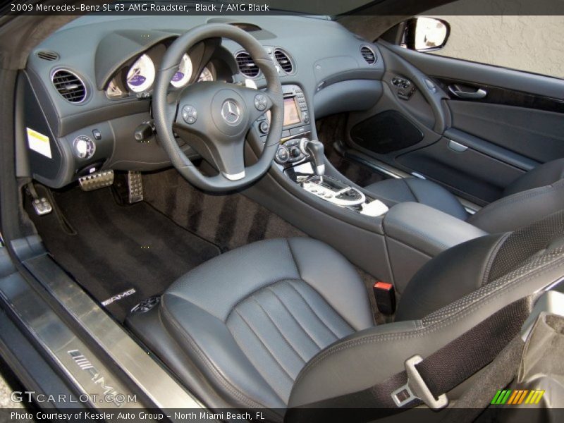  2009 SL 63 AMG Roadster AMG Black Interior