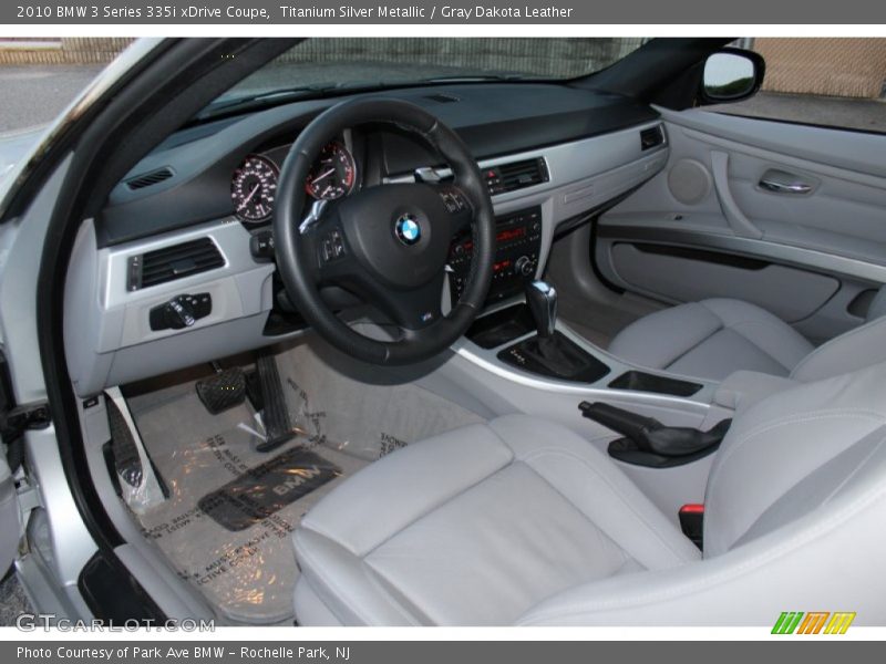 Gray Dakota Leather Interior - 2010 3 Series 335i xDrive Coupe 