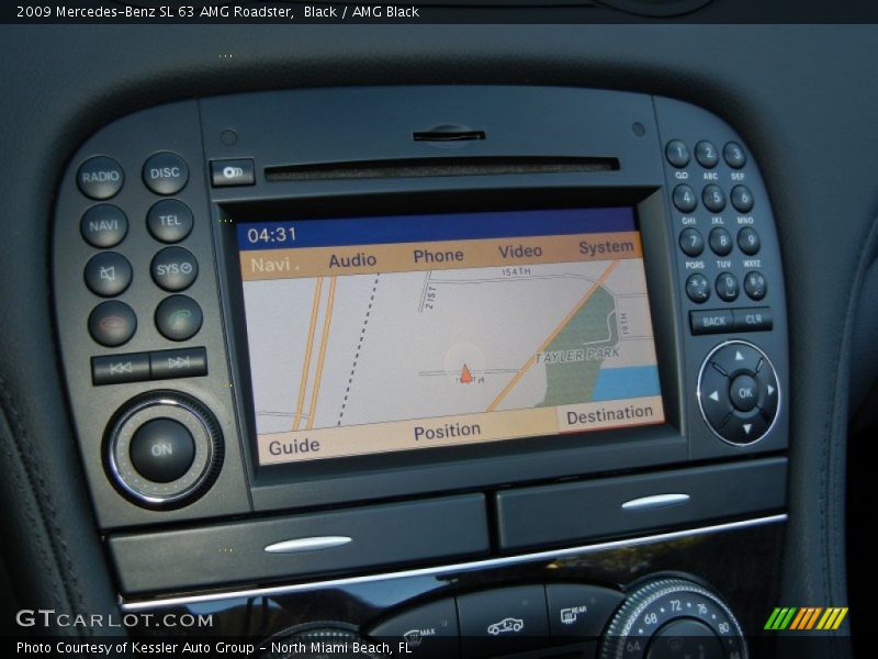 Navigation of 2009 SL 63 AMG Roadster