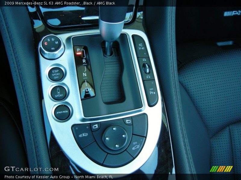 Black / AMG Black 2009 Mercedes-Benz SL 63 AMG Roadster