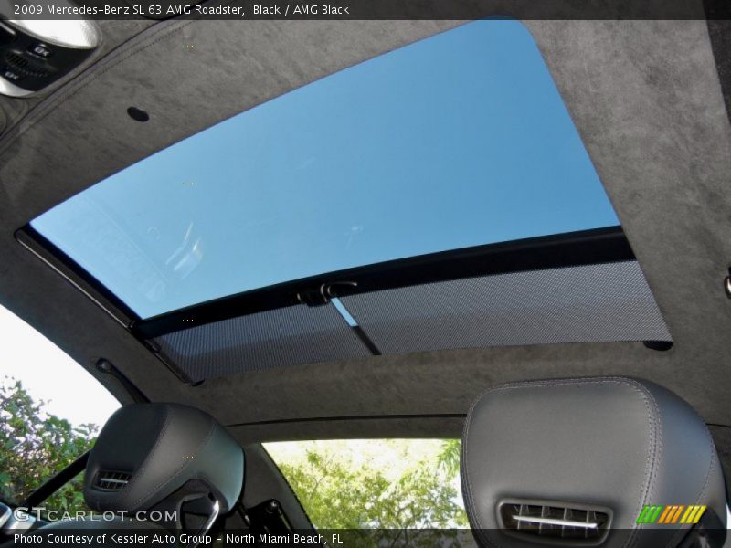 Sunroof of 2009 SL 63 AMG Roadster