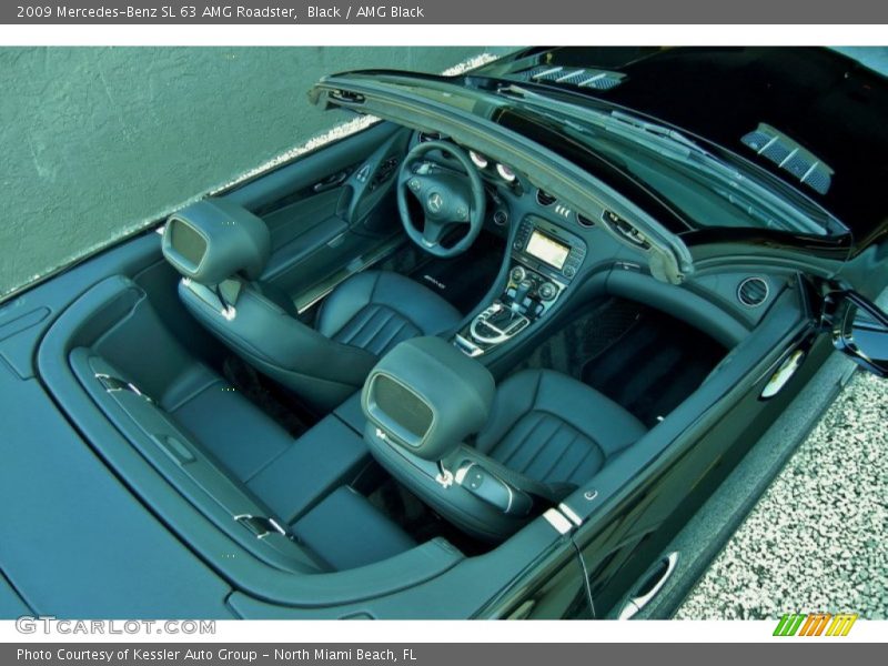 Black / AMG Black 2009 Mercedes-Benz SL 63 AMG Roadster