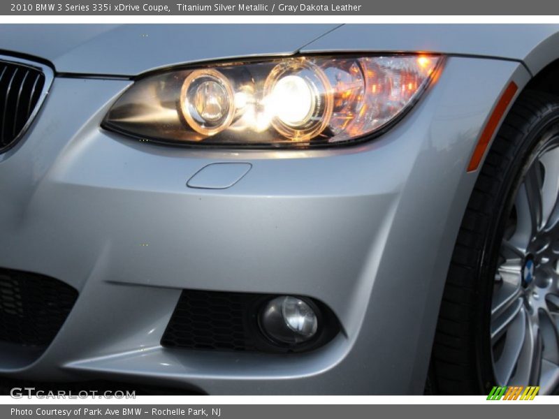 Titanium Silver Metallic / Gray Dakota Leather 2010 BMW 3 Series 335i xDrive Coupe