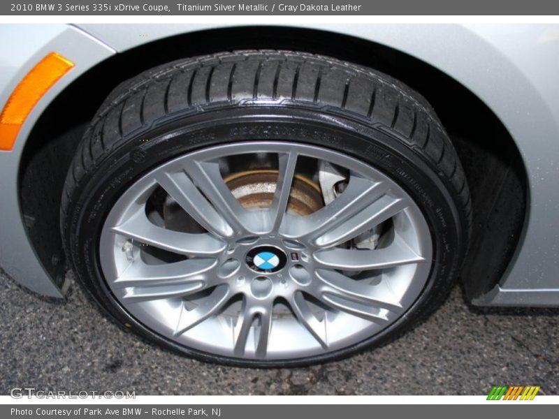 Titanium Silver Metallic / Gray Dakota Leather 2010 BMW 3 Series 335i xDrive Coupe