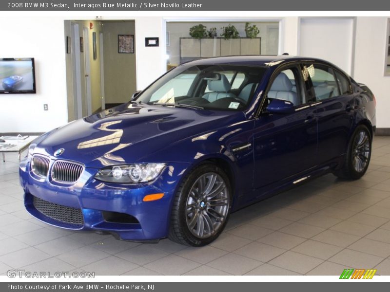 Interlagos Blue Metallic / Silver Novillo Leather 2008 BMW M3 Sedan