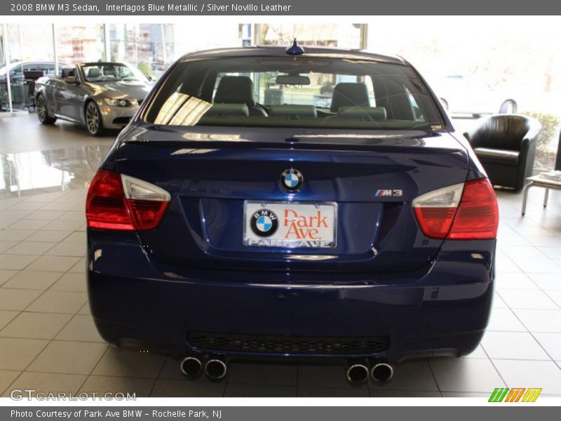 Interlagos Blue Metallic / Silver Novillo Leather 2008 BMW M3 Sedan