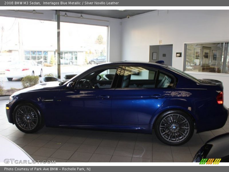 Interlagos Blue Metallic / Silver Novillo Leather 2008 BMW M3 Sedan