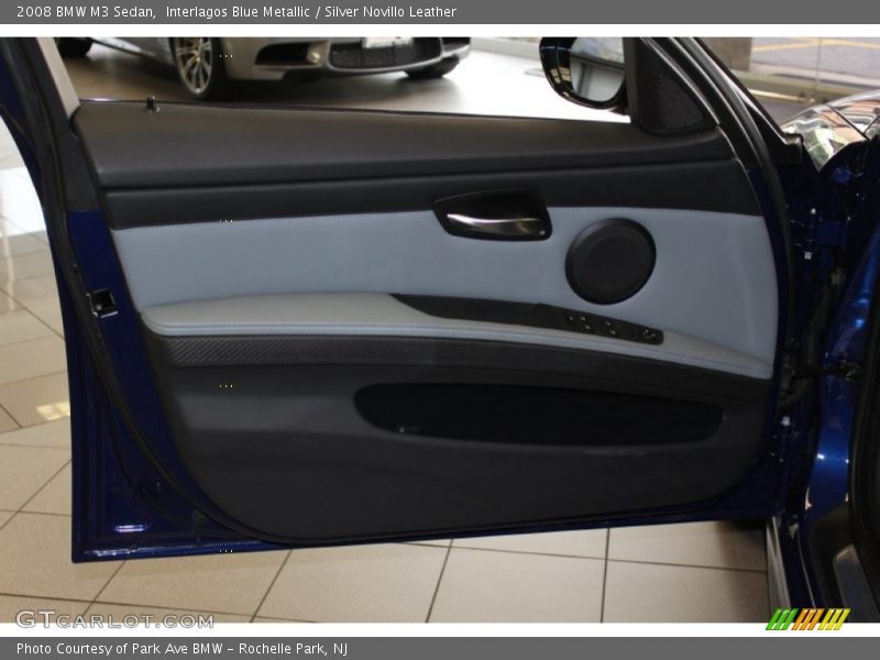 Interlagos Blue Metallic / Silver Novillo Leather 2008 BMW M3 Sedan