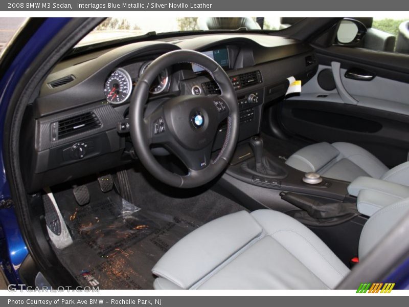 Interlagos Blue Metallic / Silver Novillo Leather 2008 BMW M3 Sedan