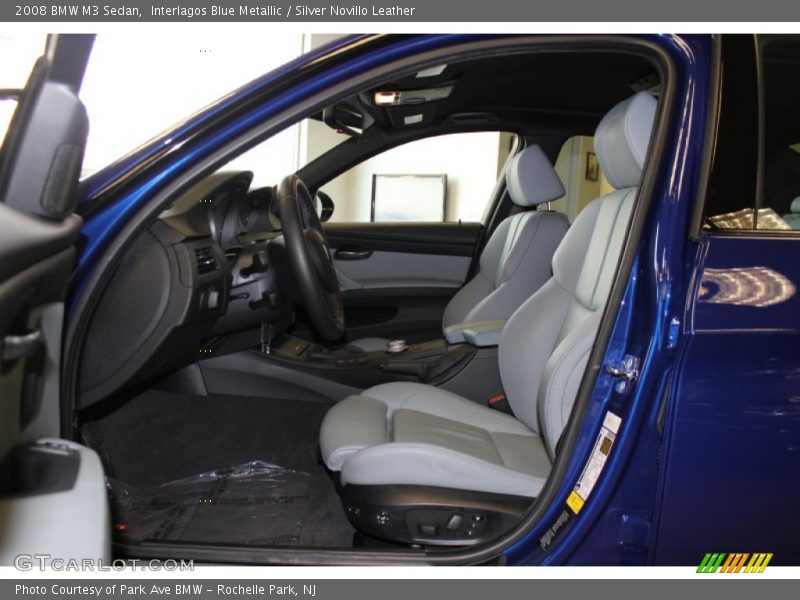  2008 M3 Sedan Silver Novillo Leather Interior