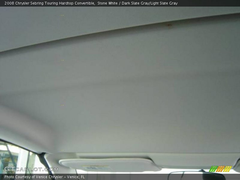 Stone White / Dark Slate Gray/Light Slate Gray 2008 Chrysler Sebring Touring Hardtop Convertible
