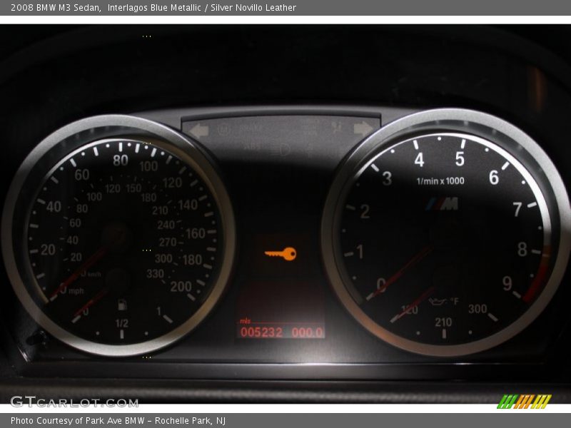 Interlagos Blue Metallic / Silver Novillo Leather 2008 BMW M3 Sedan