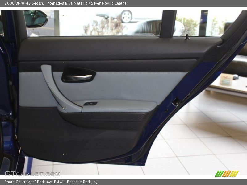 Interlagos Blue Metallic / Silver Novillo Leather 2008 BMW M3 Sedan
