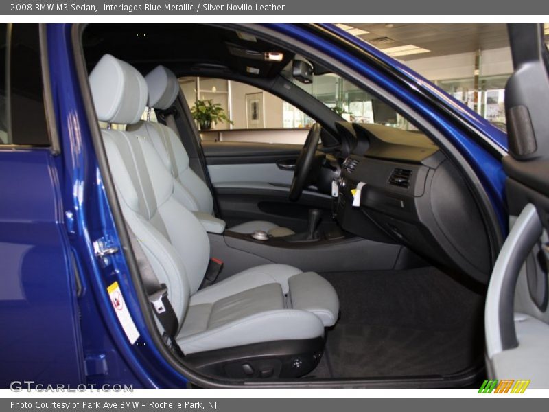 Interlagos Blue Metallic / Silver Novillo Leather 2008 BMW M3 Sedan
