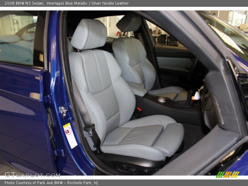 Interlagos Blue Metallic / Silver Novillo Leather 2008 BMW M3 Sedan