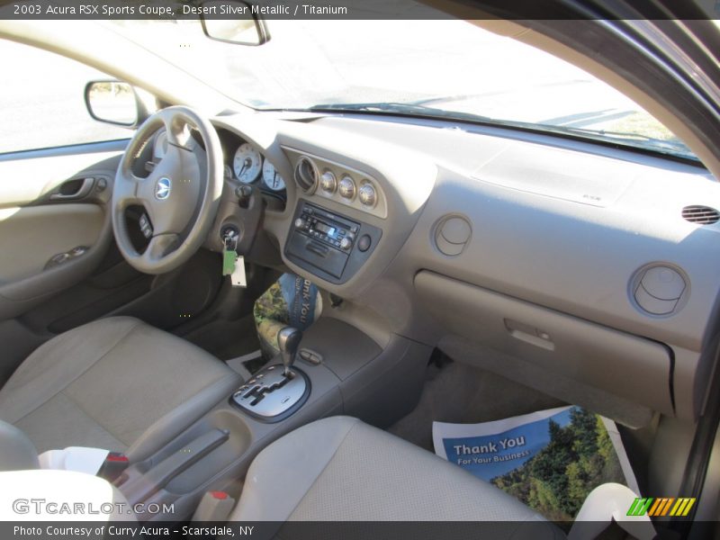 Desert Silver Metallic / Titanium 2003 Acura RSX Sports Coupe