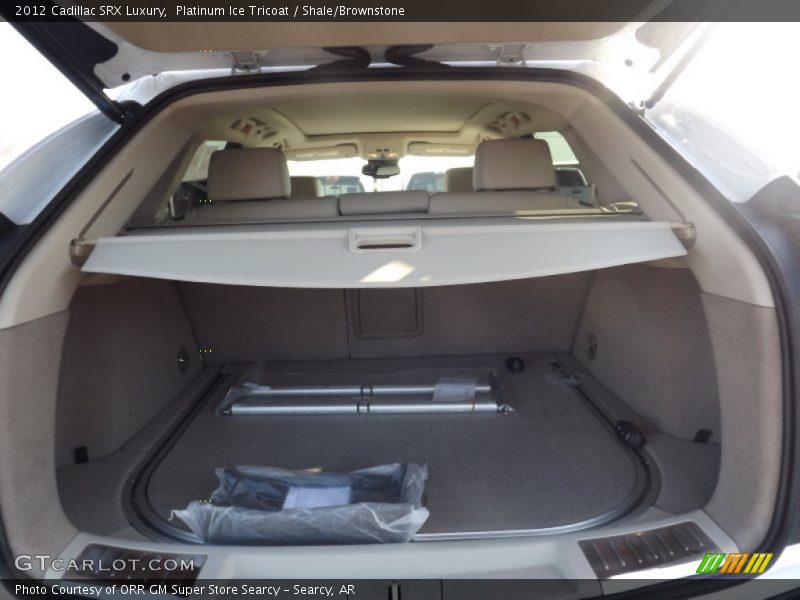 Platinum Ice Tricoat / Shale/Brownstone 2012 Cadillac SRX Luxury
