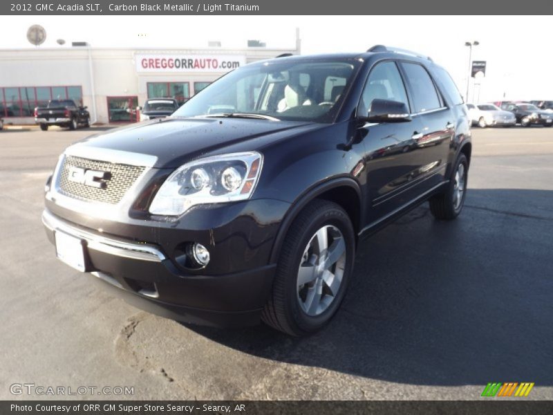 Carbon Black Metallic / Light Titanium 2012 GMC Acadia SLT