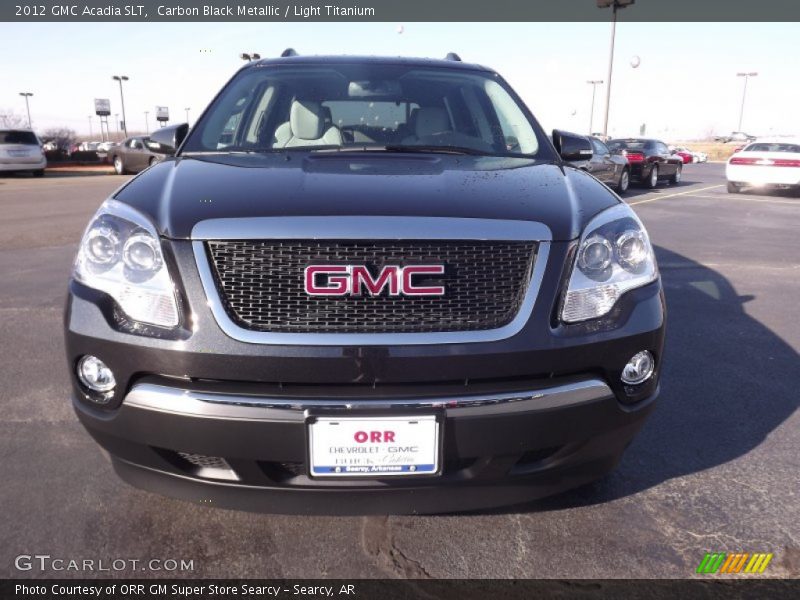 Carbon Black Metallic / Light Titanium 2012 GMC Acadia SLT